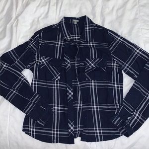 Navy blue flannel💙